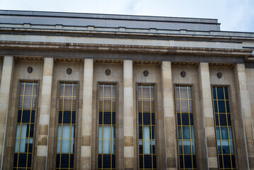 Obraz premium Trocadero building, built in Art Deco style in the 1930s, Paris, France