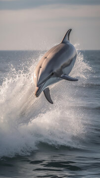  dolphin jumping out of the sea realistic photo captured,dolphin jumping out of water,dolphin jumping out of the sea