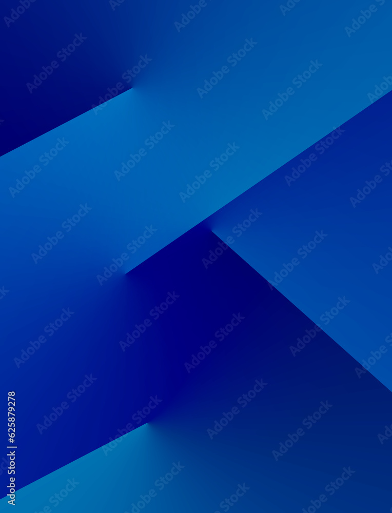 Poster abstract blue background with gradient and smooth transitions, smooth lines