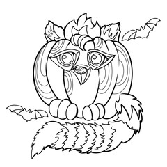 halloween cat, colouring book, children colouring book, colouring page.