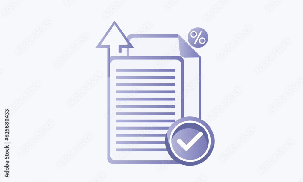 Poster documents icon. stack of paper sheets. confirmed or approved document. business icon.on white backgr