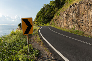 curvy road in far north Queensland