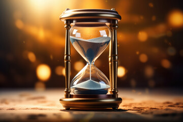 Hourglass Counting Down Time - Urgency and Deadline