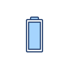 Battery icon vector. battery Charging sign. battery charge level