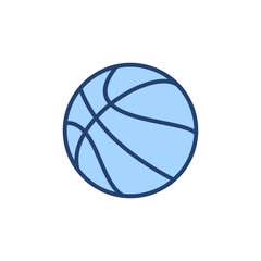 Basketball icon vector. Basketball ball sign and symbol