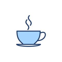 coffee cup icon vector. cup a coffee sign and symbol