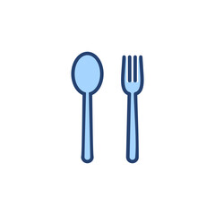 spoon and fork icon vector. spoon, fork and knife icon vector. restaurant sign and symbol