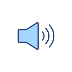 Speaker icon vector. volume sign and symbol. loudspeaker icon. sound symbol