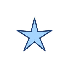 Star icon vector. rating sign and symbol. favourite star icon
