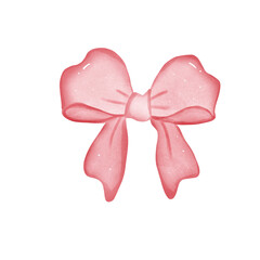 pink ribbon with bow