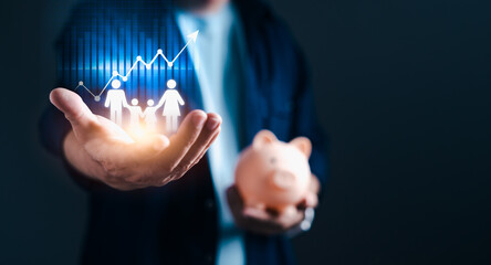 Businessman Building a Secure Financial Future: Saving, Investing, and Planning for Life