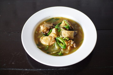 typical food that tempts people's appetites to taste it through photos and looks very attractive