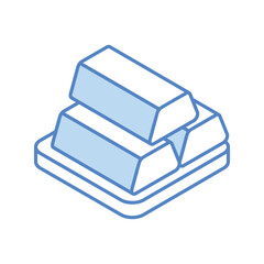 Billons Icon vector stock illustration.