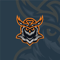 owl mascot vector illustration gaming,sports,logo,