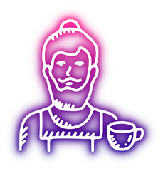 Collection of coffee neon