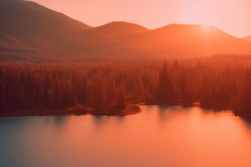 Obraz premium Surreal dreamlike landscape