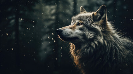 Wolf Portrait, Kopf