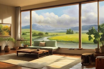 Its drizzling outside the window I was looking at the Generative AI