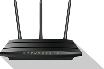 Wireless router illustration