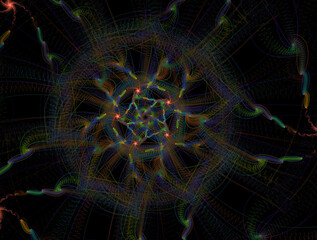 Imaginatory fractal abstract background Image