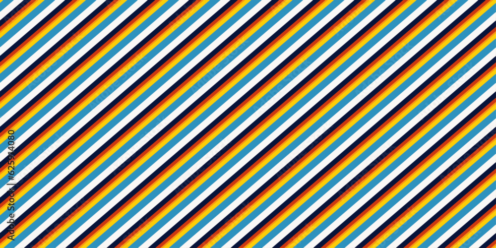 Poster A pattern of bright diagonal stripes. Vector pattern of diagonal stripes. Diagonal lines, alternating, following each other.