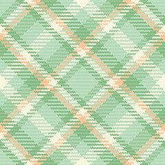 Plaid texture vector of seamless check textile with a pattern tartan fabric background.