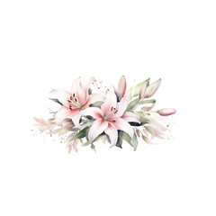 Obraz na płótnie Canvas Vector floral botanical card design with leaves with geometrical frame.