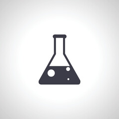 beaker icon. laboratory flask icon.