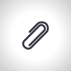 Obraz premium paper clip icon. paper clip icon