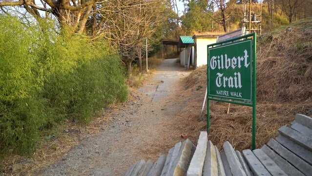 Scenic landscape of Kasauli, Gilbert trail also known as sunset point