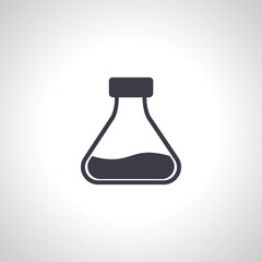 beaker icon. laboratory flask icon.