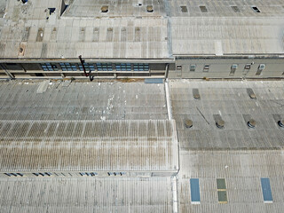 An old Asbestos roof of an abandoned factory  © Felix Tchvertkin