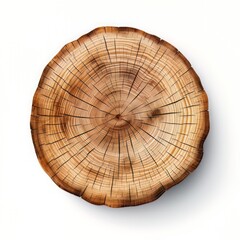 Fototapeta premium Tree stump round cut with annual rings