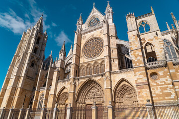 Spectacular Cathedral of Leon. 