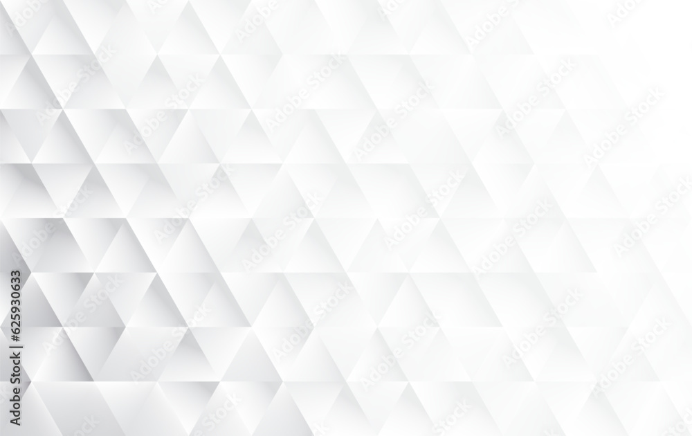 Fototapete Gray triangles shape as abstract background with gradient.