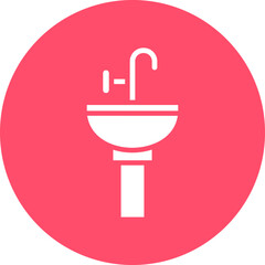 Vector Design Hair Wash Sink Icon Style