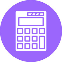Vector Design Calculator Icon Style