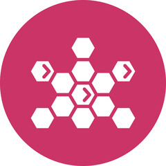 Vector Design Honeycomb Icon Style
