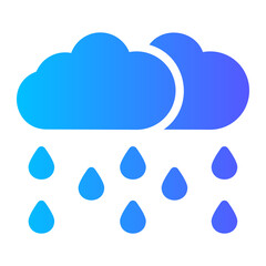 Fototapeta premium rain gradient icon
