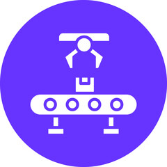 Vector Design Food Conveyor Icon Style