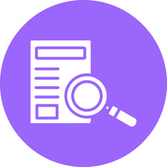 Vector Design Evidence Icon Style