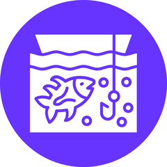 Vector Design Deep Sea Fishing Icon Style