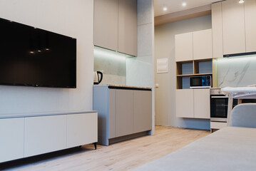 modern kitchen interior