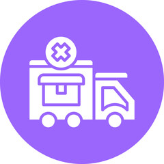Vector Design Failed Delivery Icon Style