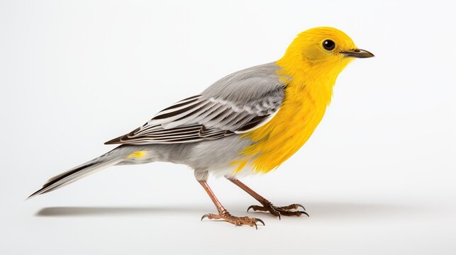 Cute bird animal with white background, generate AI image