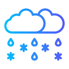 sleet gradient icon