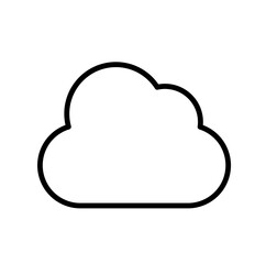 cloud Icon Vector Logo Design Template
