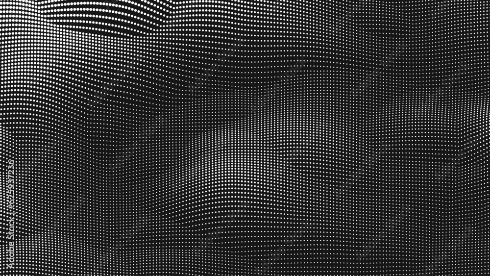 Poster point wave noise texture. abstract dot background. technological cyberspace background.