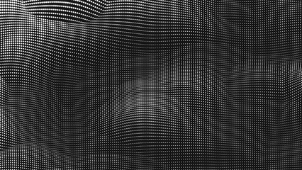 Point wave noise texture. Abstract dot background. Technological cyberspace background.