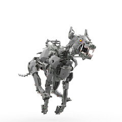 cyber dog is running